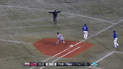 Bautista sidelined another game with sore right ankle
