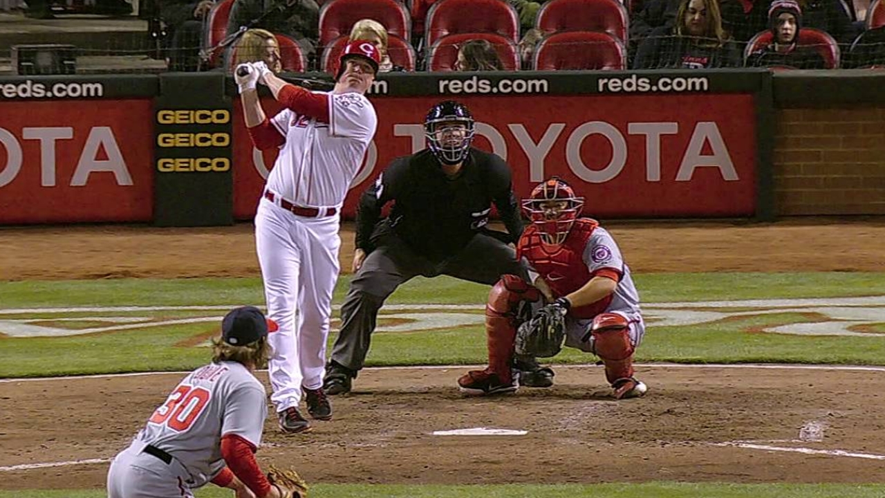 Bruce goes the other way to get his bat going