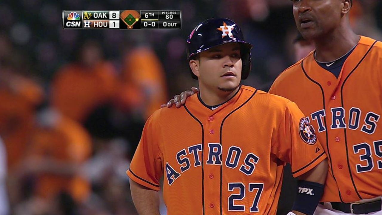 Altuve makes first career start at DH