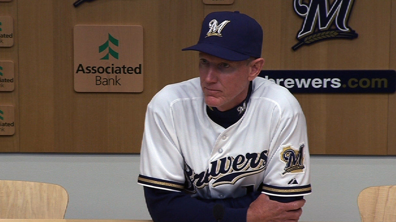 Brewers have options for Saturday's start
