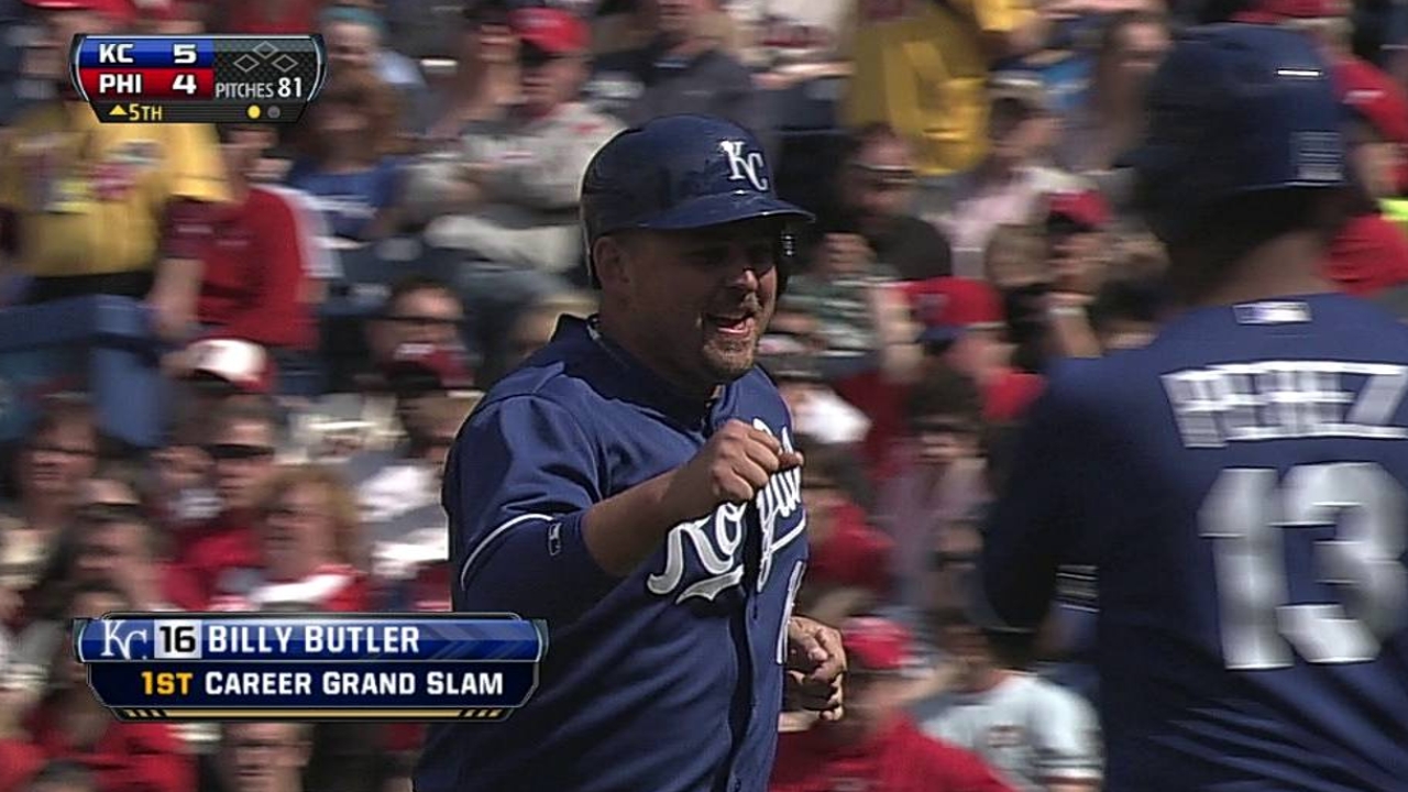 After video review, Butler awarded grand slam