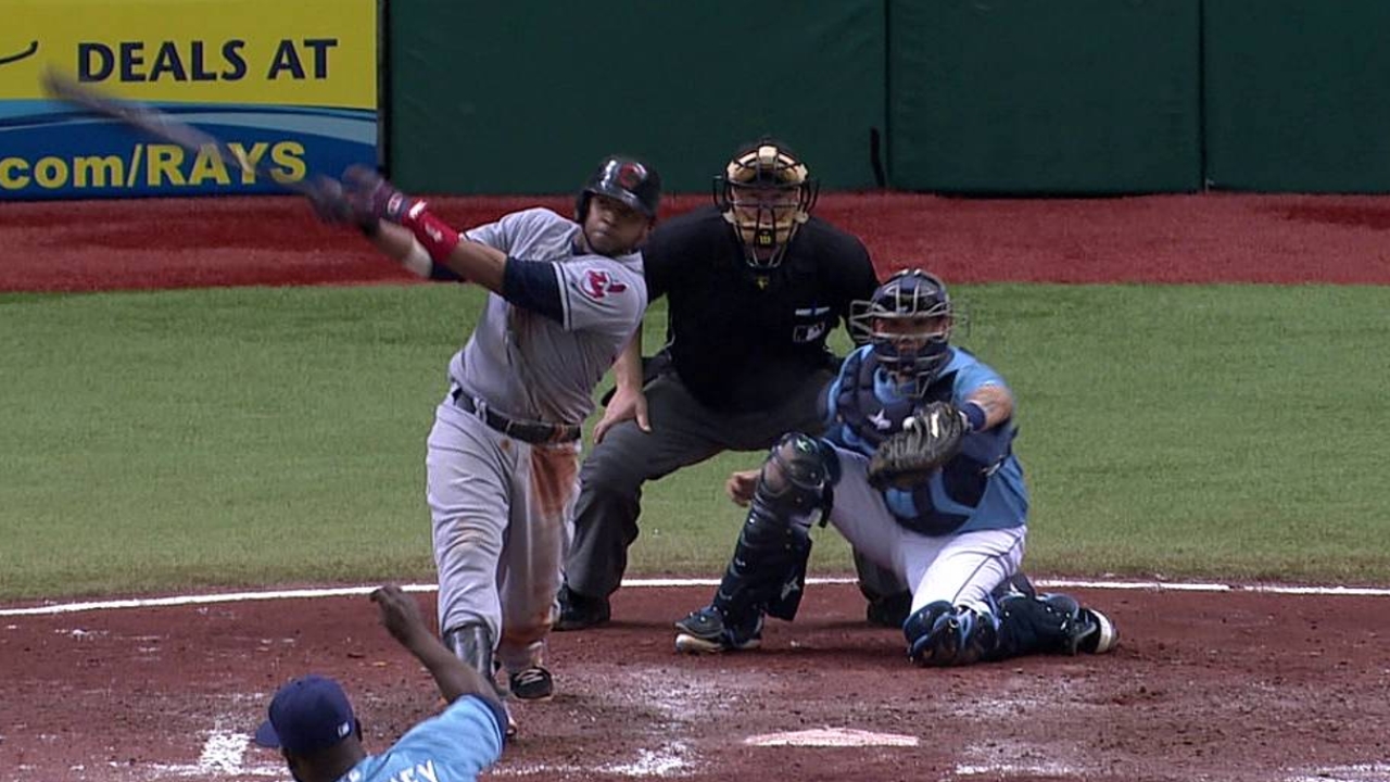 Ataque de Indios fue mucho para el pitcheo de Rays