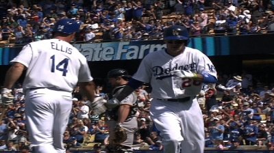 Dodgers recall Sellers to shore up bench