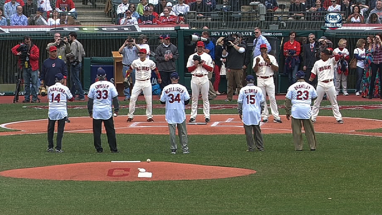With first pitches, fathers show pride for sons