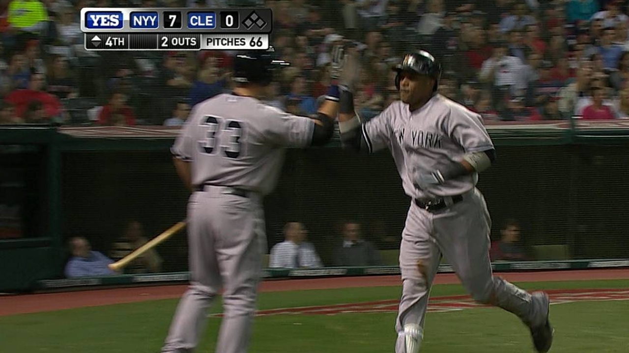 Canó sonó uno de 5 HR's de N.Y. en triunfo vs. Indios