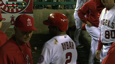 X-rays negative but Aybar rests achy heel