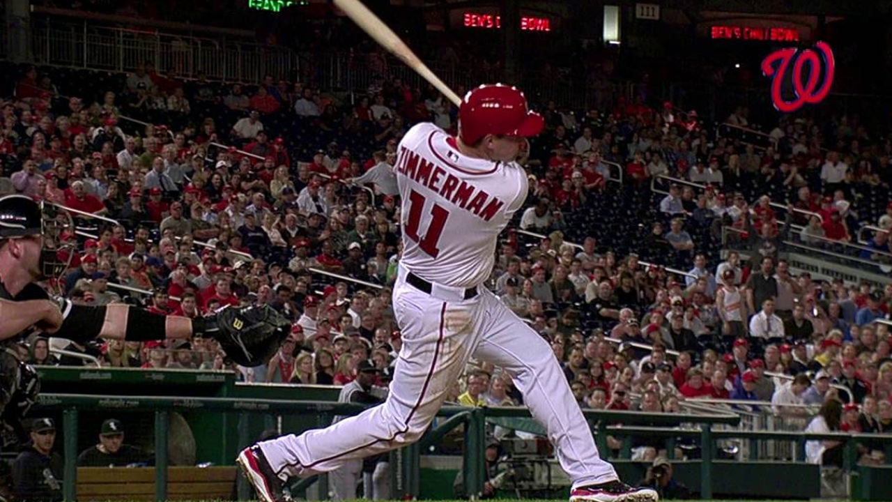 Zimmerman luce y Nacionales barren a White Sox