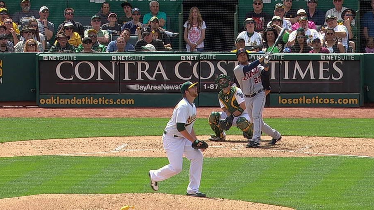 Tigres se impusieron a Oakland a base de poder