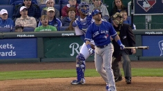 Dickey stymies KC for first win with Blue Jays