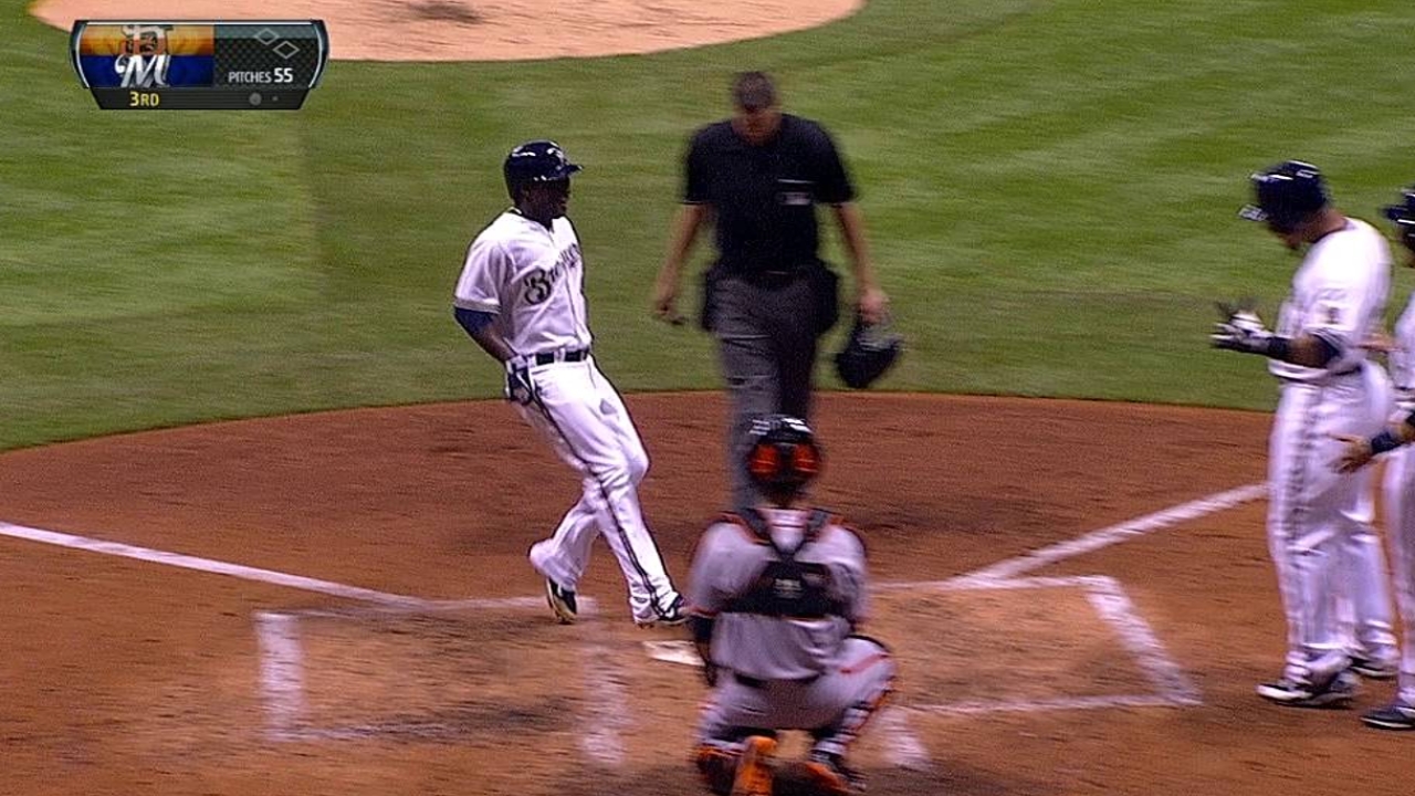 Grand Slam de Betancourt impulsa a Cerveceros