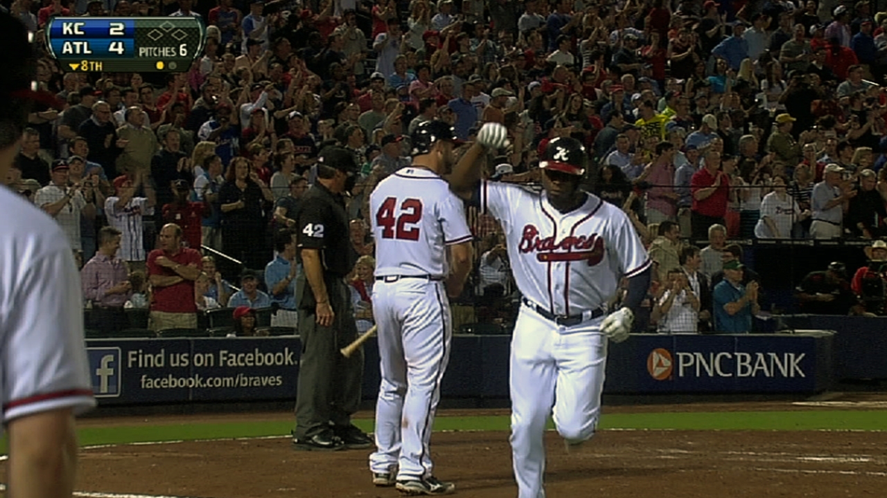Five solo shots power Braves to 10th straight win