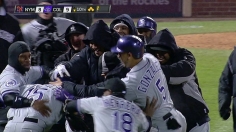 Rockies walk off in 10th to sweep doubleheader