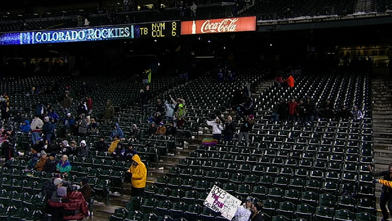 Rockies pay tribute to Boston with 'Sweet Caroline'