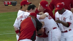 Worth the wait: Reds walk off in ninth inning