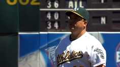 Six-run first lifts A's to second sweep of Astros