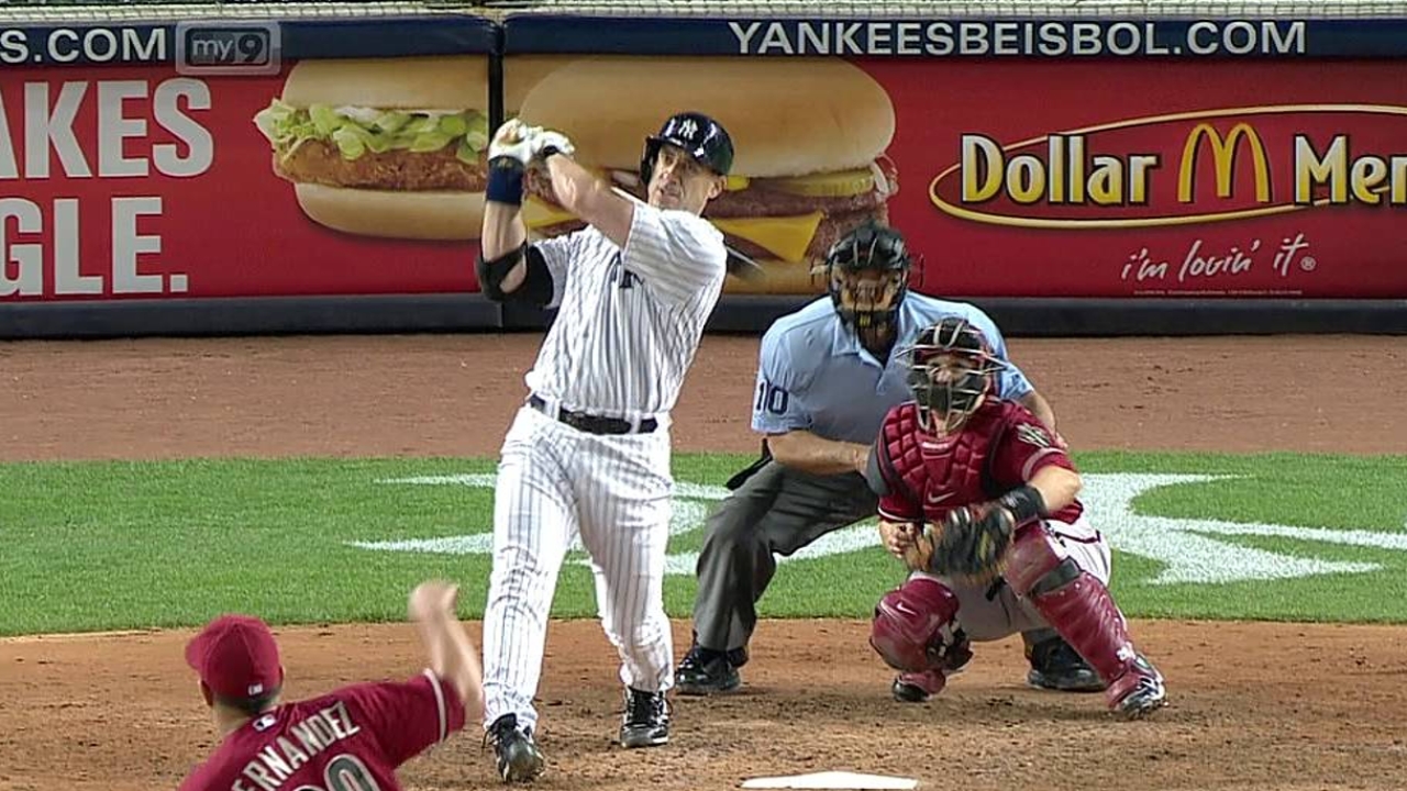 HR de Hafner decide victoria de Yankees vs. D-backs