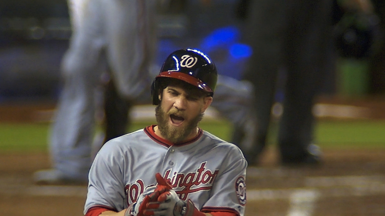Harper, still under weather, tallies four hits