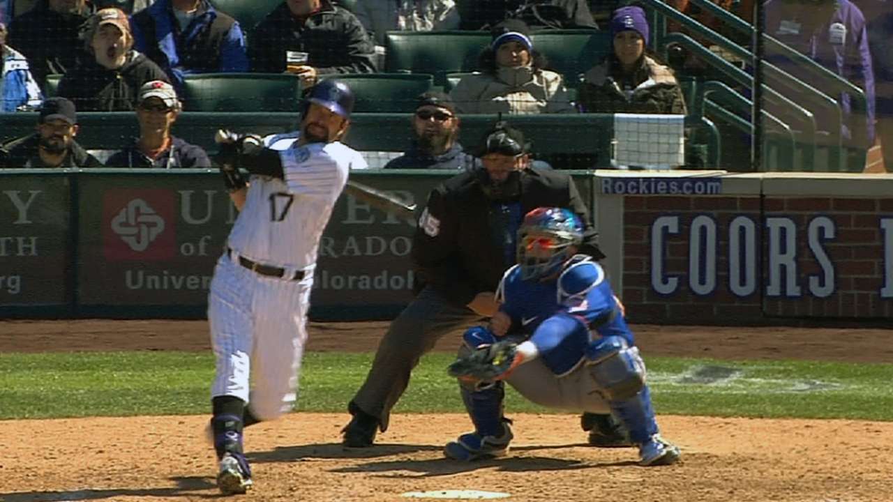 Rockies again taking advantage of home field