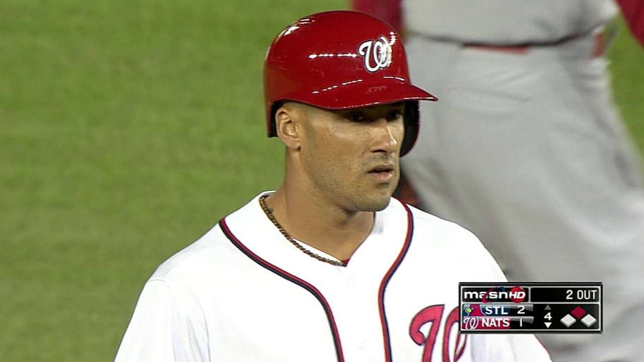 Haren, Nats come up short against Cardinals