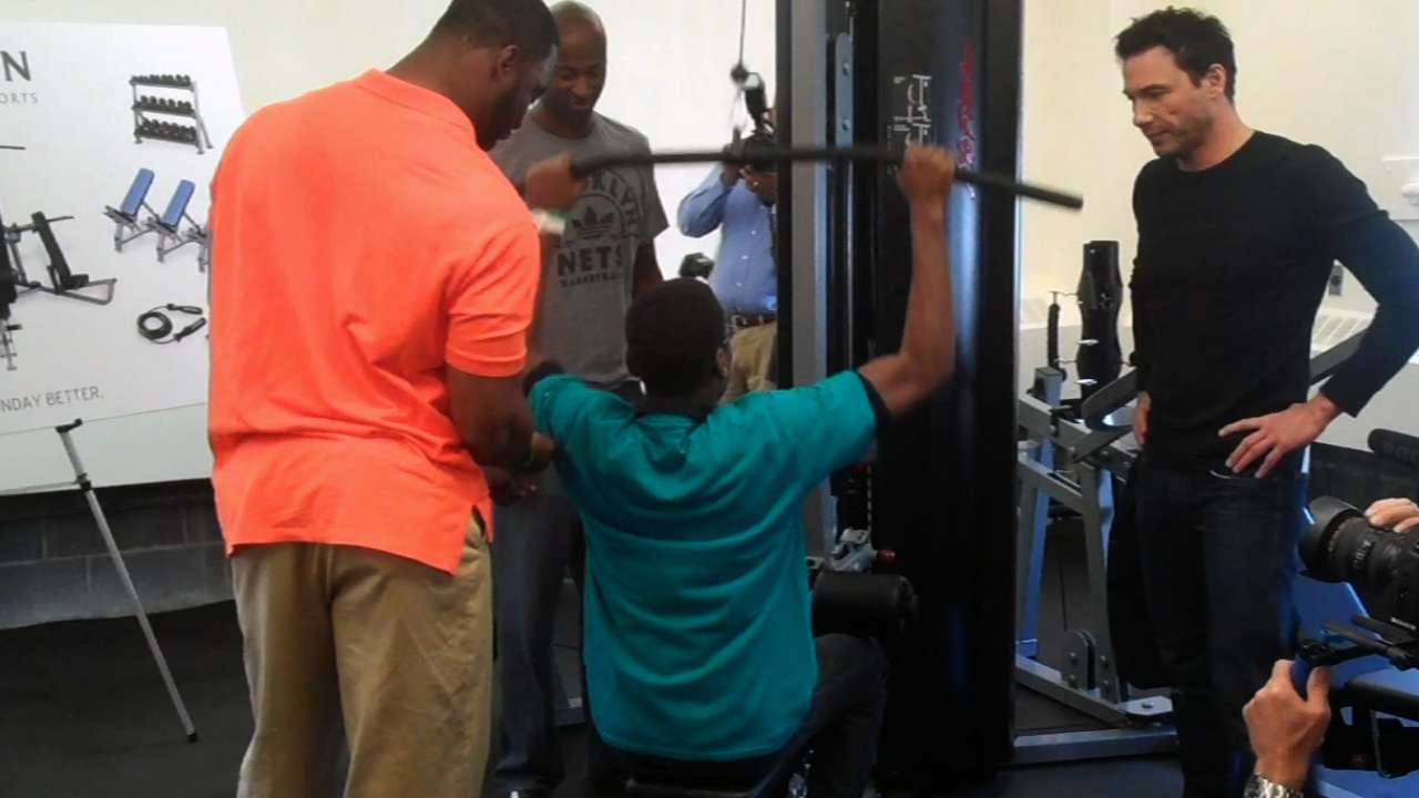 Hawkins helps deliver important message to students