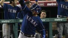 Pierzynski's ninth-inning blast caps Rangers' rally