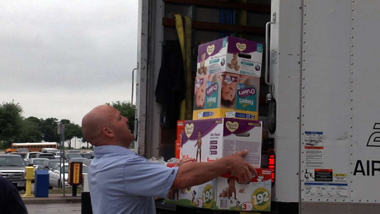 Rangers set up relief efforts for West victims