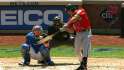 WSH@NYM: Rendon flies out to left in first MLB at-bat