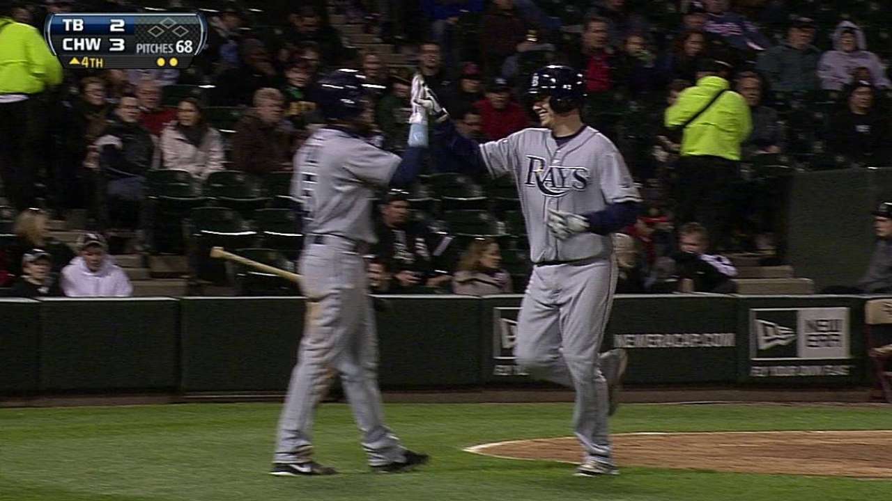 Ofensiva de Rays se apaga en derrota ante White Sox