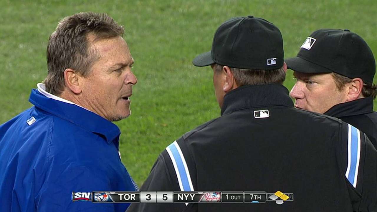 Gibbons ejected from game after reversed call