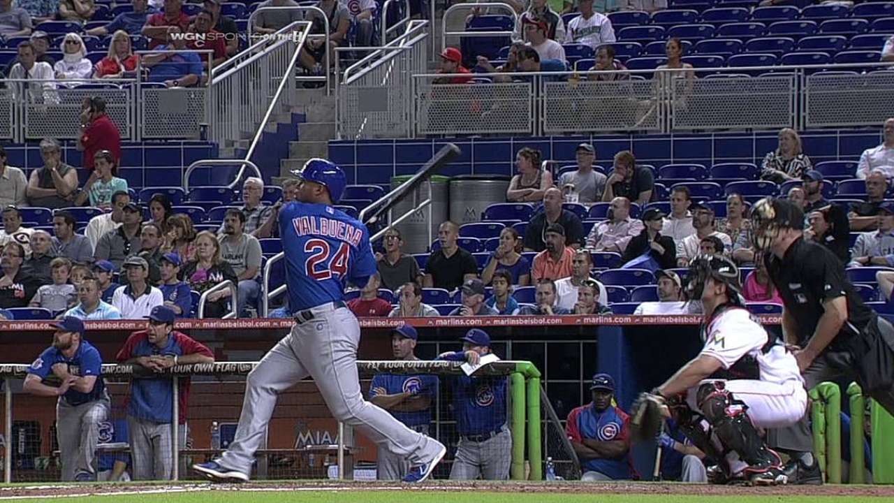 Jonrón de Valbuena da triunfo a Cachorros en Miami