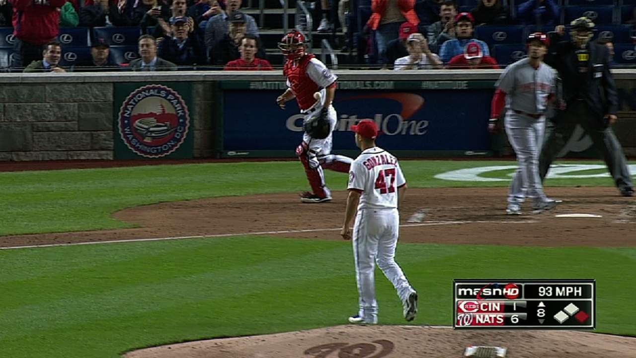 Gio's return to form welcome sign for Nats