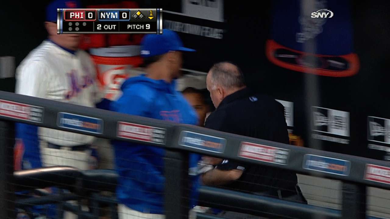 Umpire O'Nora leaves game with flu-like symptoms