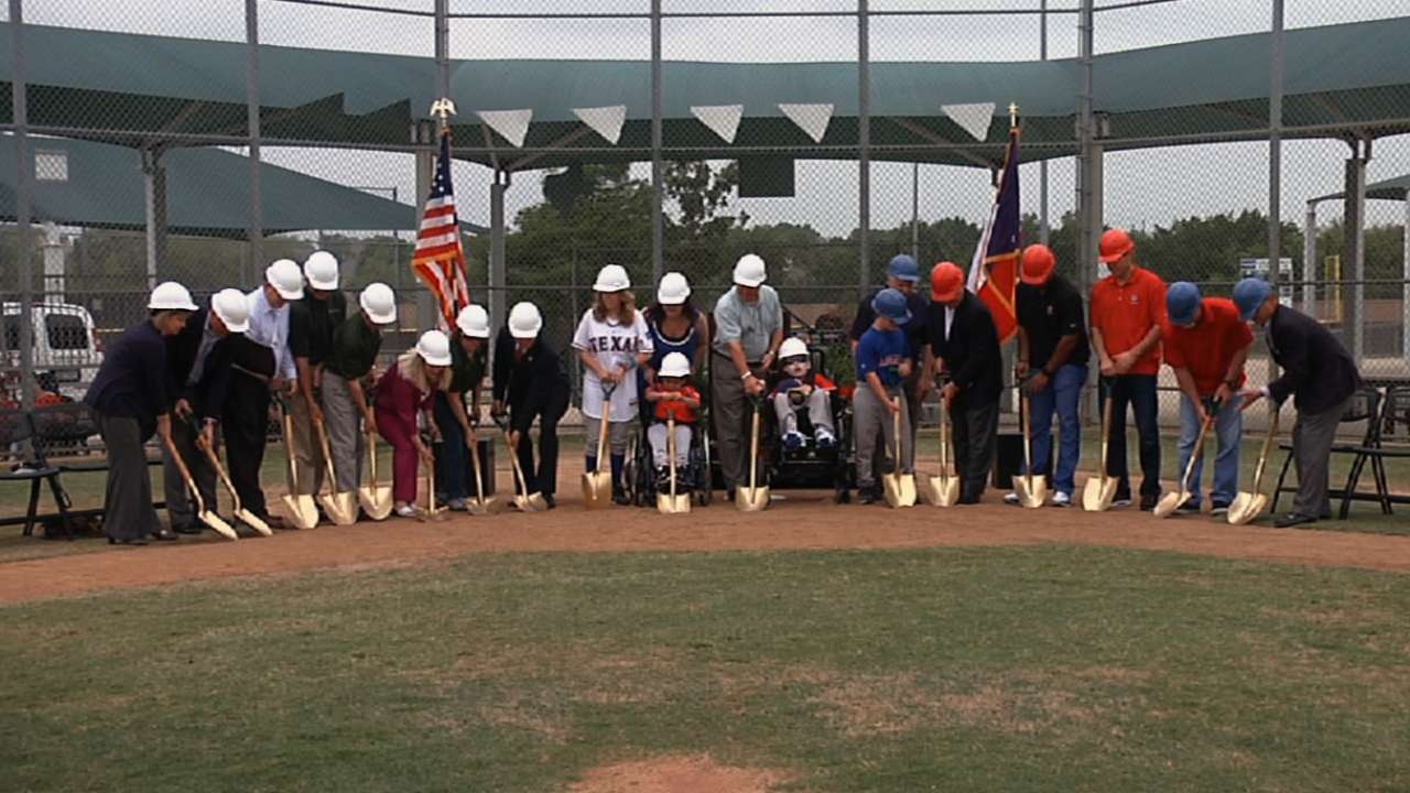 Rangers unveil Southlake Miracle League Field