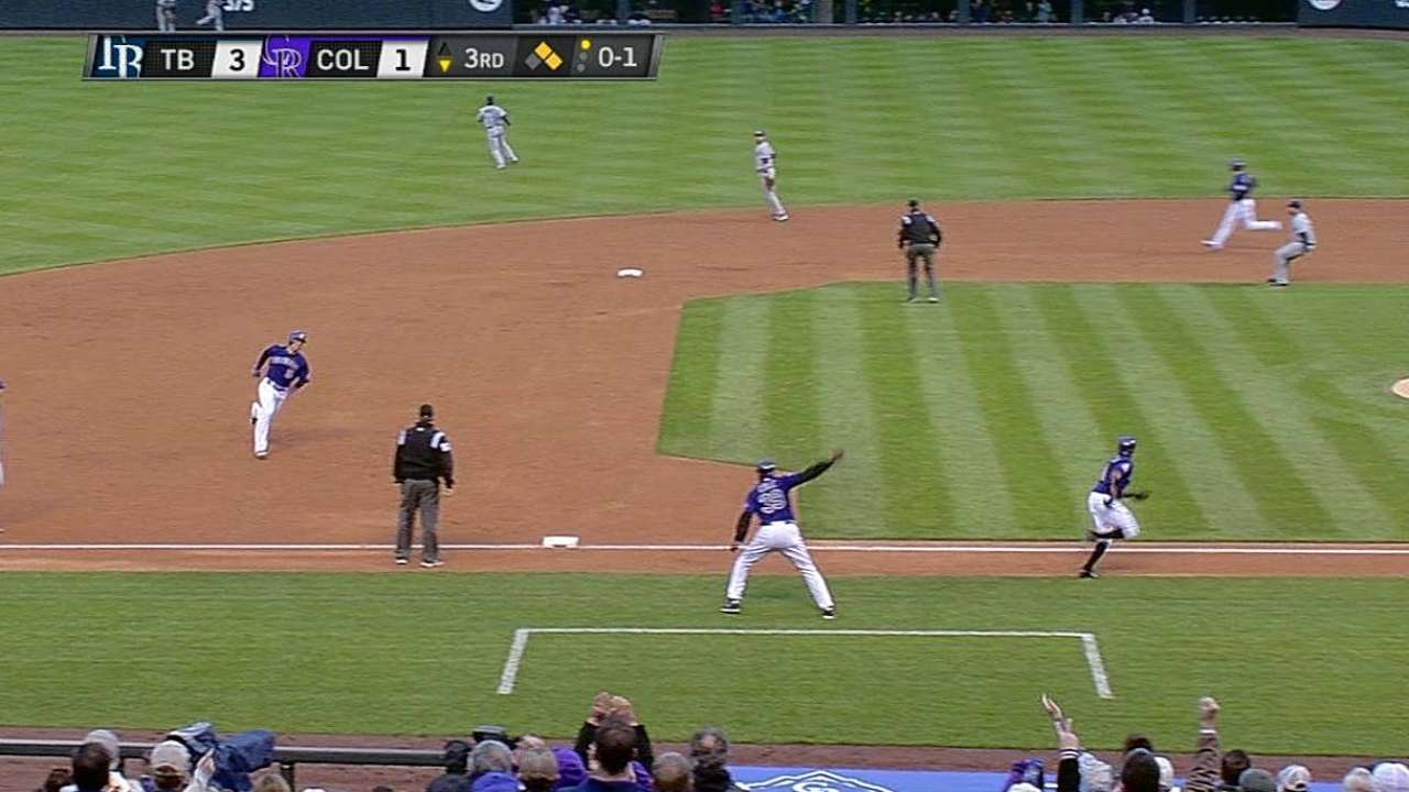 Tulo gives Rockies legs in victory over Rays