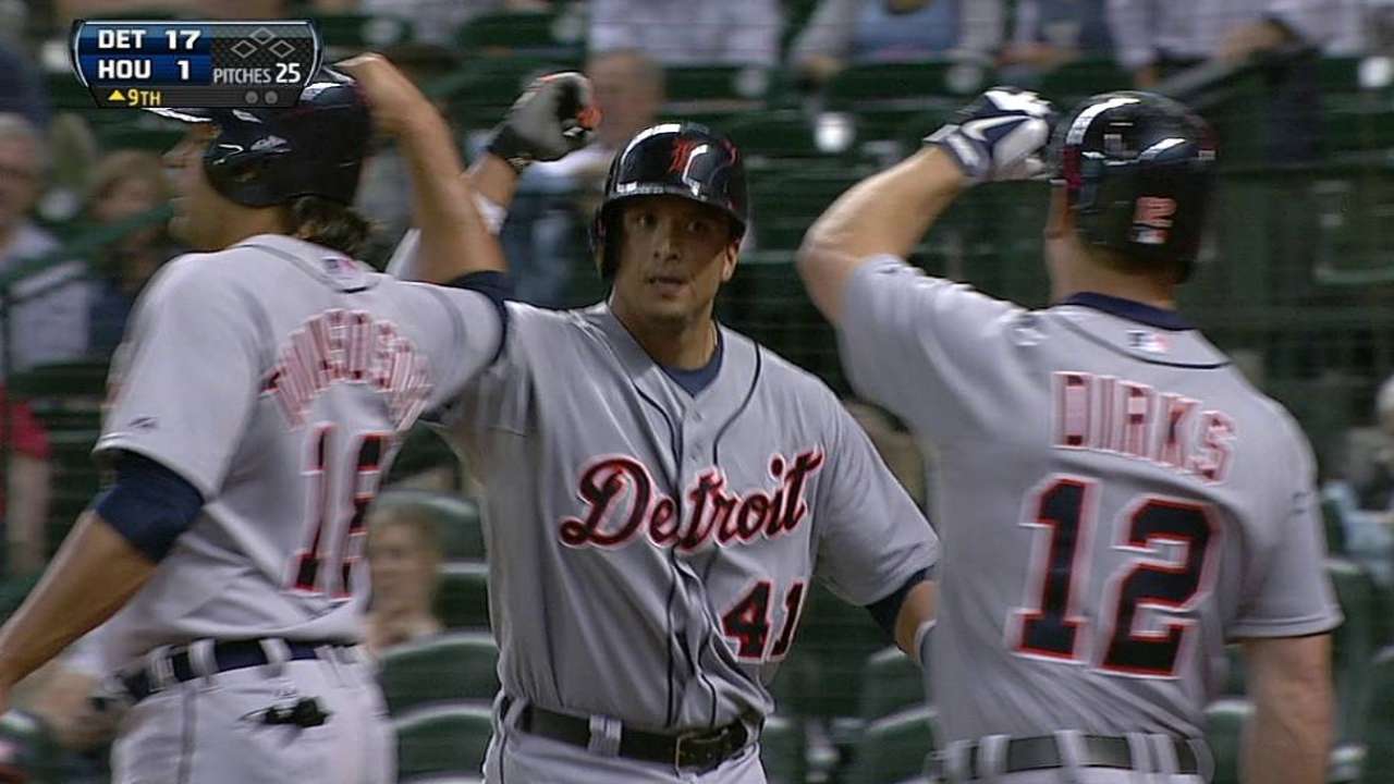 DH-less Tigers will sit V-Mart in Washington