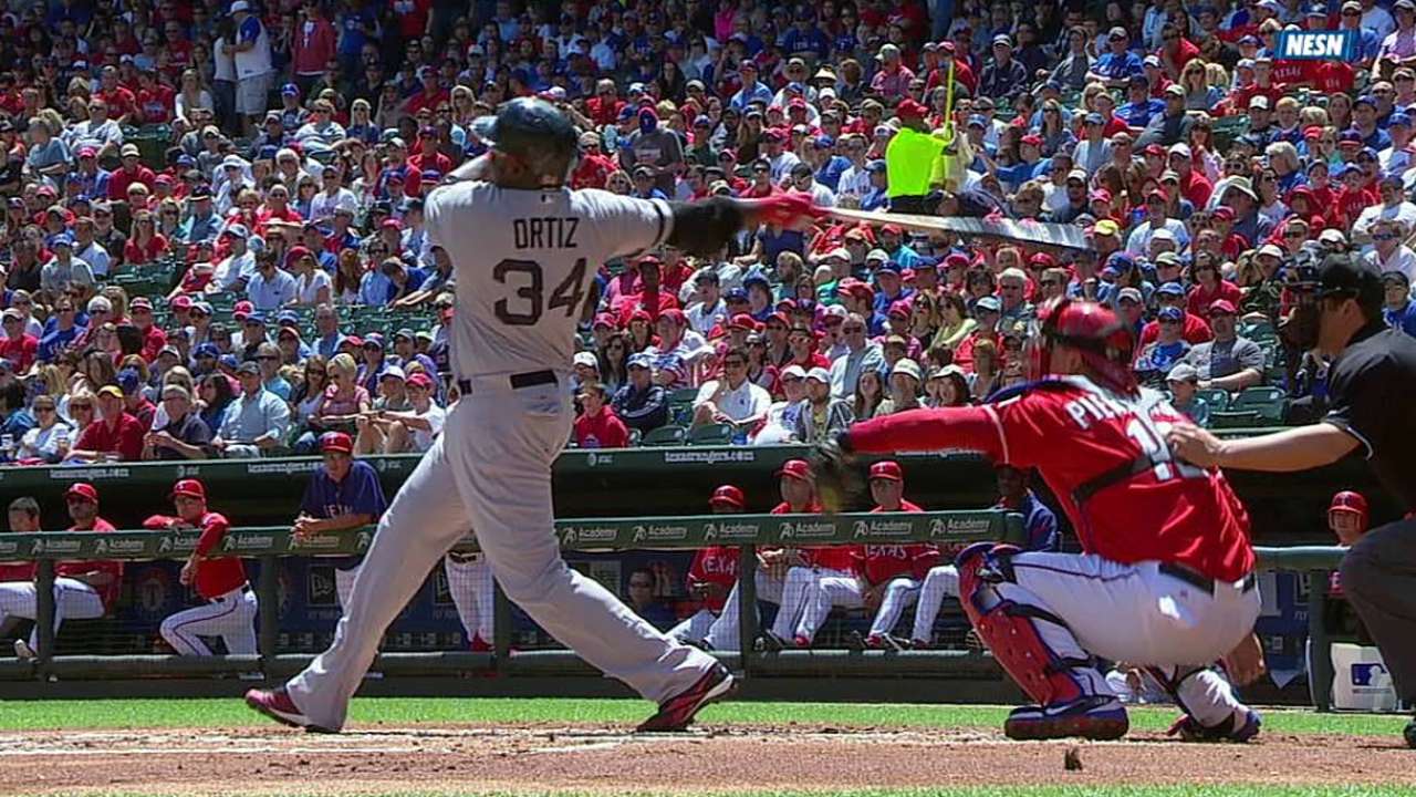 Ortiz imparable, hilvanó 25 juegos dando de hit