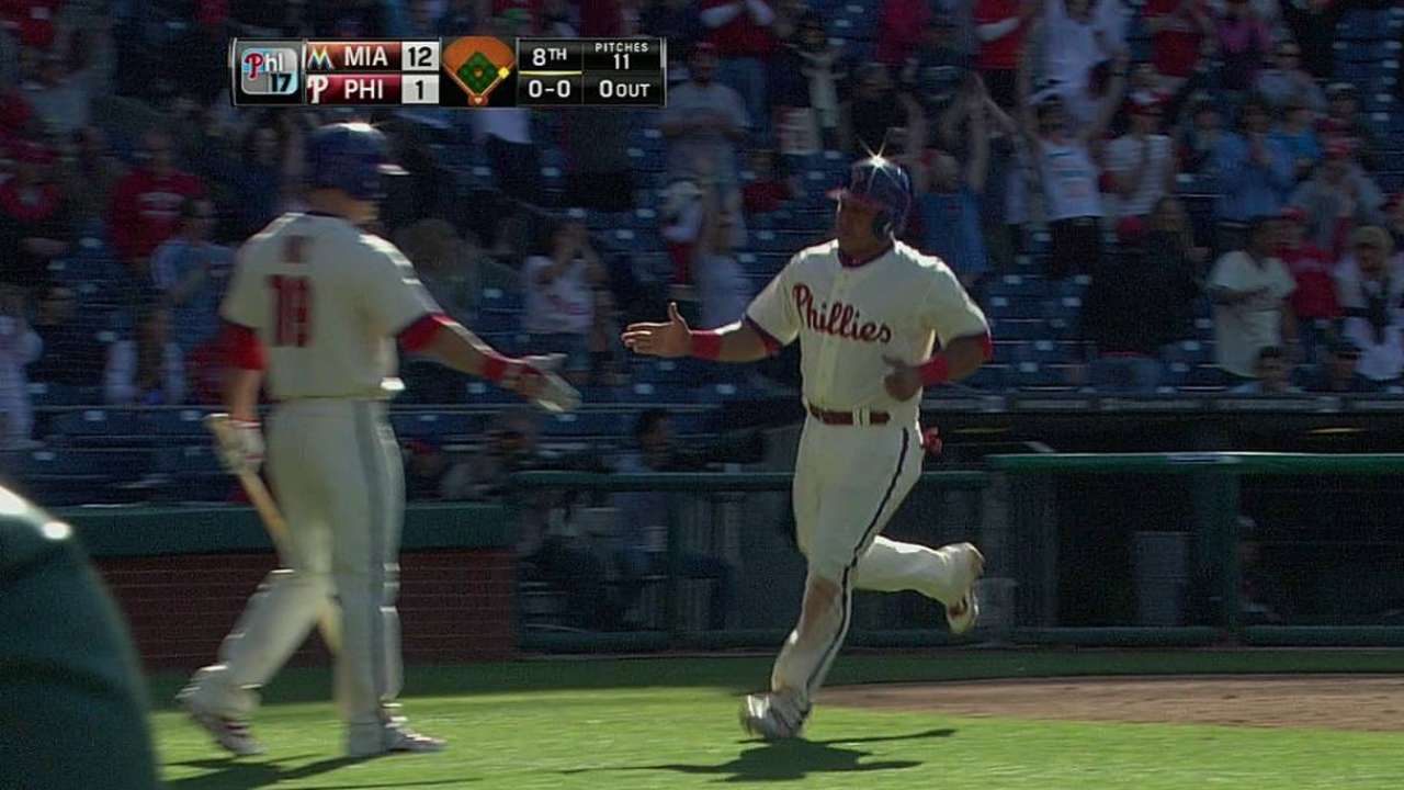 Phillies can't shake offensive funk vs. Fish