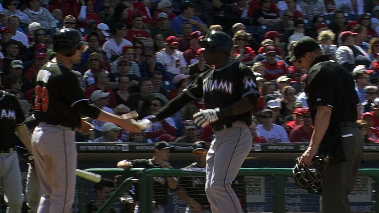 After injury, Hechavarria works on fundamentals
