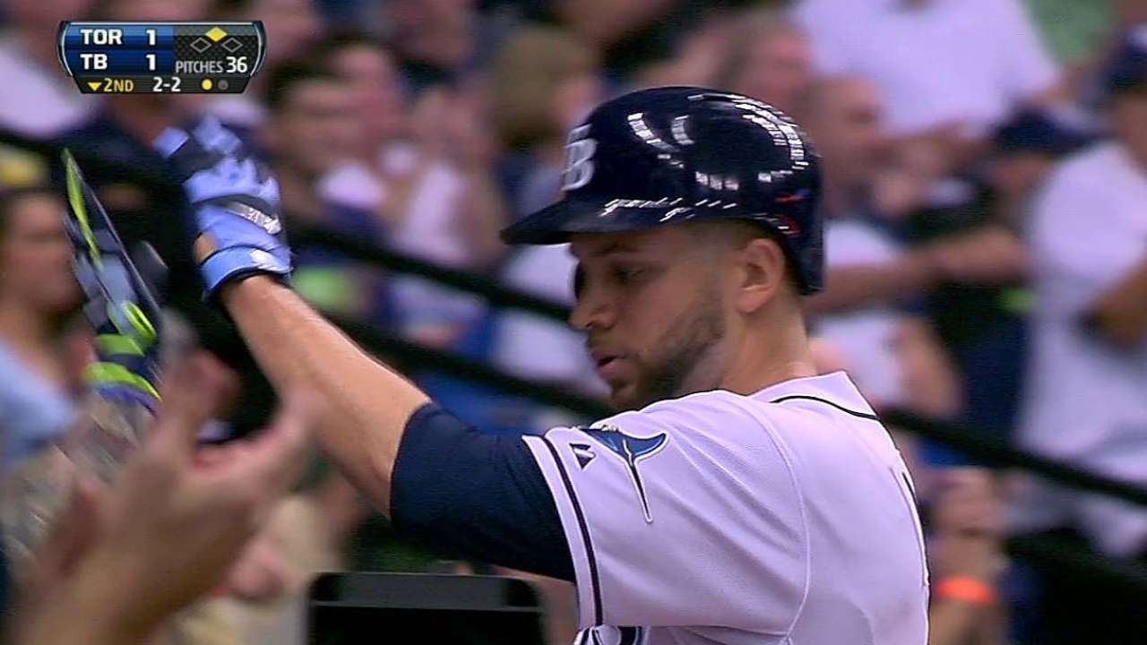Los Rays se quedaron cortos ante los Azulejos