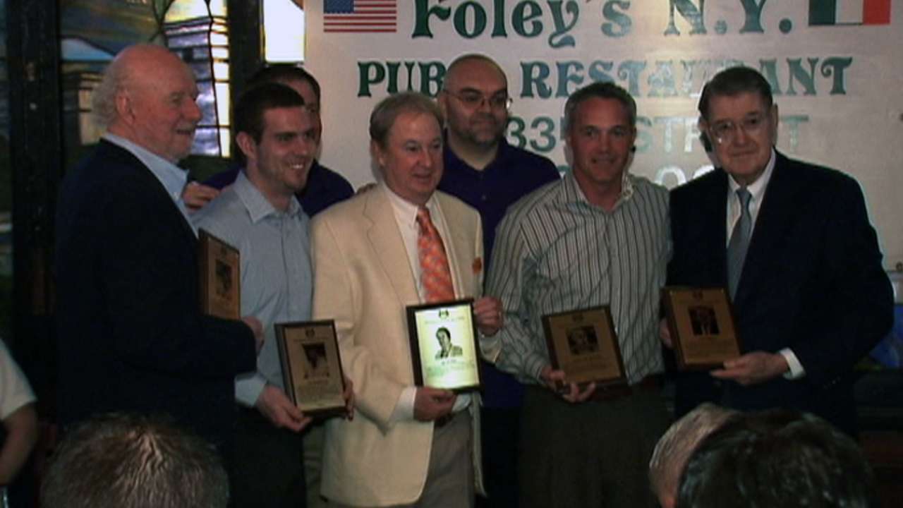 McEwing enters Irish-American Baseball HOF