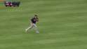 ATL@CIN: Gattis makes grab in first outfield start