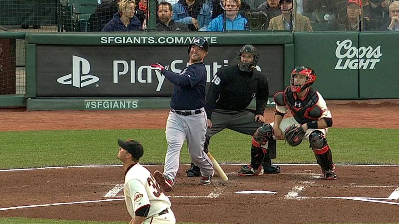 McCann se destapa y Bravos le pegan a Gigantes
