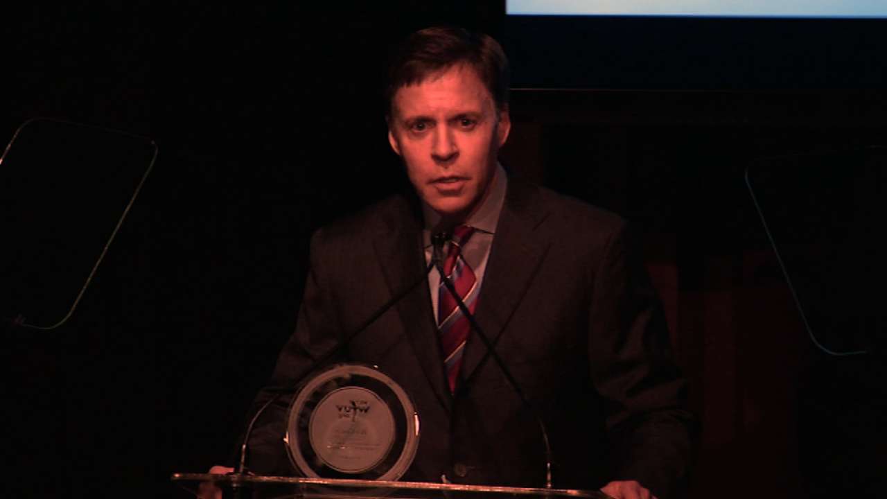 Costas honored with Vin Scully Award