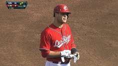 Bruce keeps heating up, leads Reds in rout of Crew