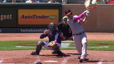 Catcher shuffle center of Orioles' roster moves