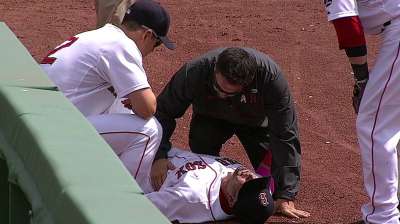 Victorino ready to go following collision
