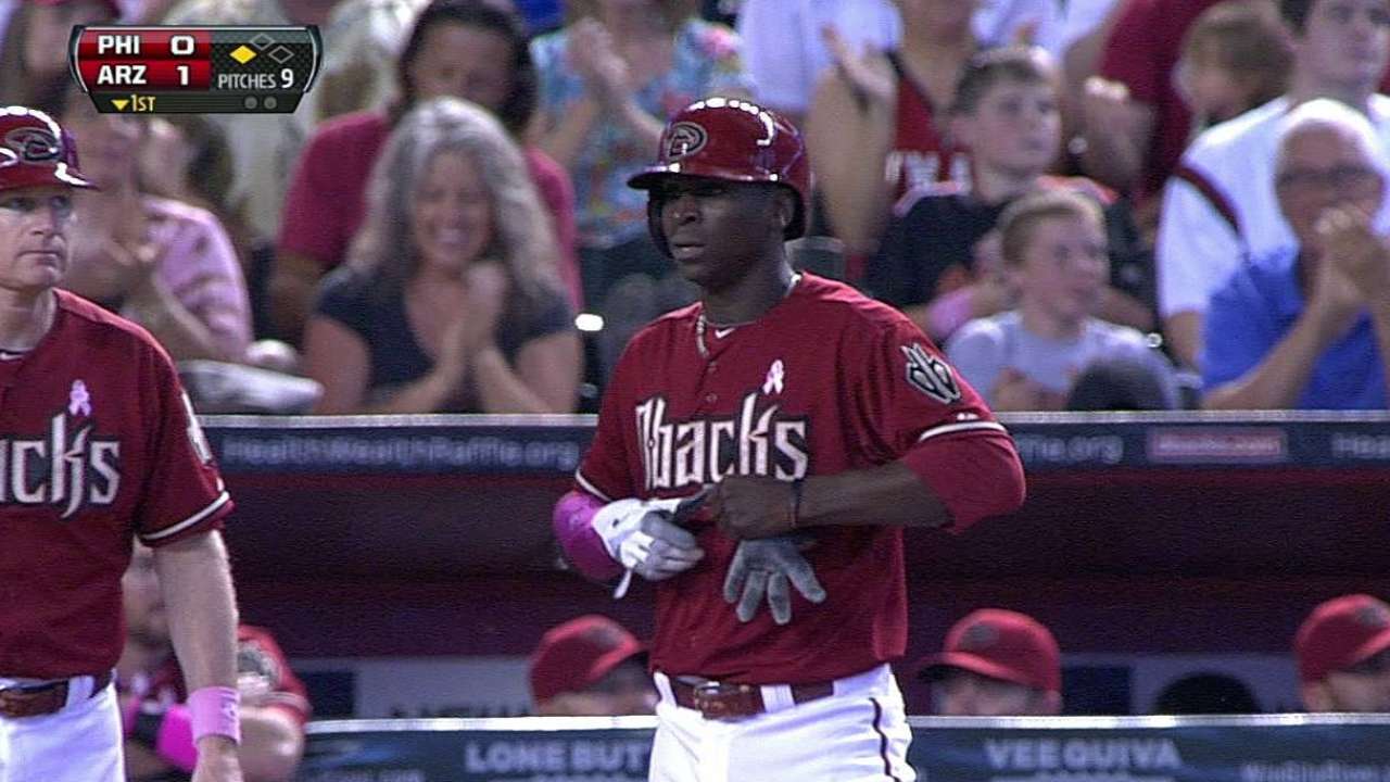 D-backs break out pink gear in Mother's Day tribute