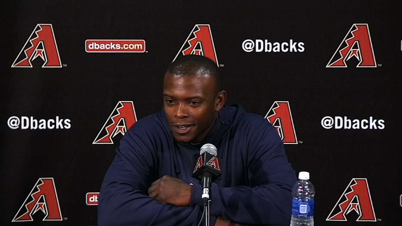 Upton returns to Chase Field for first time since trade