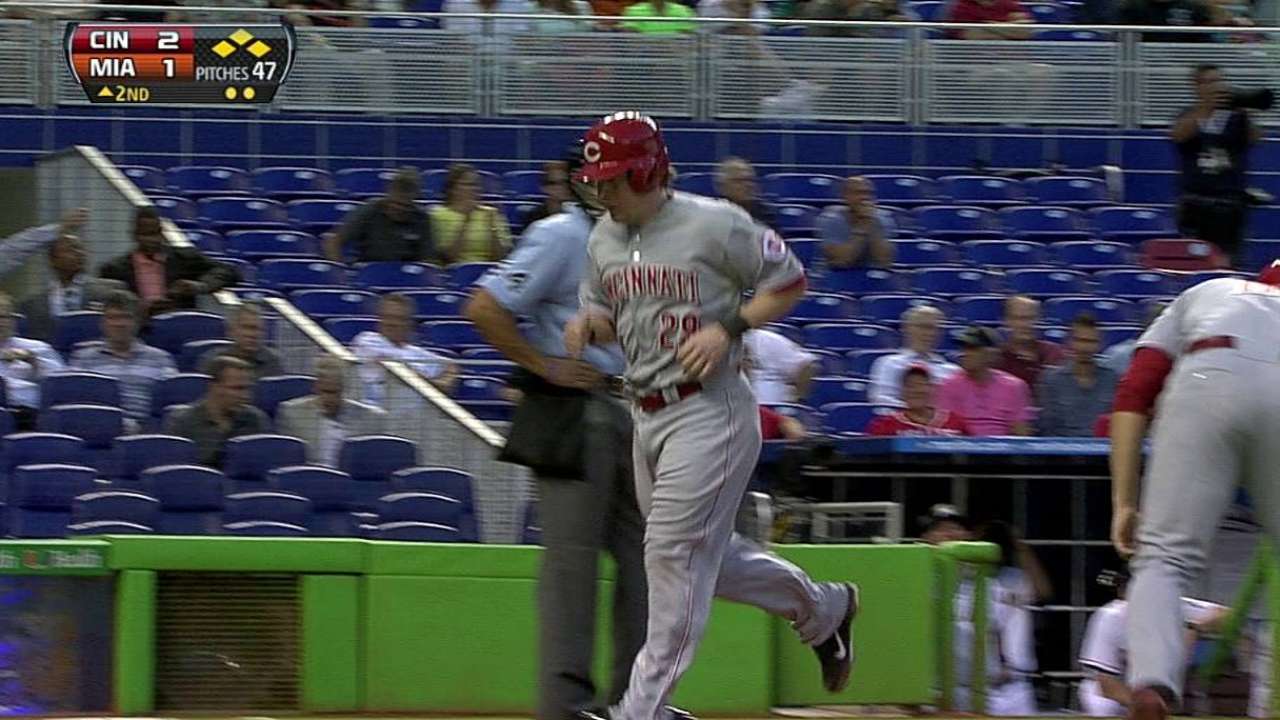 Rojos superaron a Marlins de la mano de Bailey