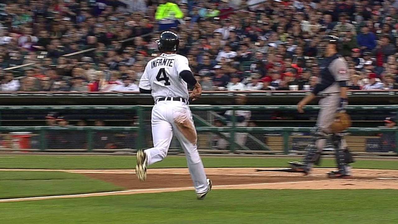 Infante picks his time to steal wisely